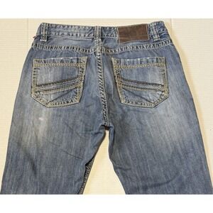 ROCK&ROLL COWBOY Cannon - Men's Bootcut Relaxed Distressed Denim Jeans - 33x34